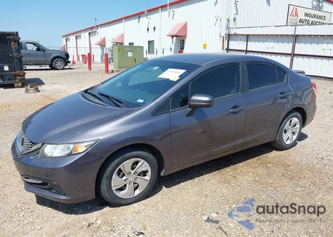 2014 Honda Civic Lx z USA, uszkodzony, nr VIN 19XFB2F51EE043506